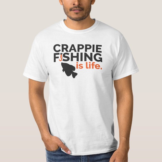 Crappie Fishing Shirt by White Buffalo Outdoors (Front)