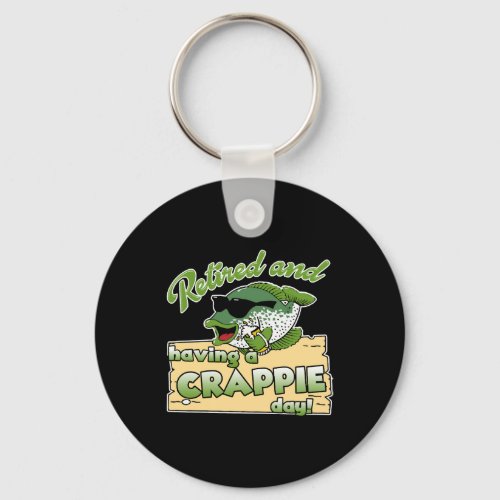 Crappie Fishing Shirt Keychain