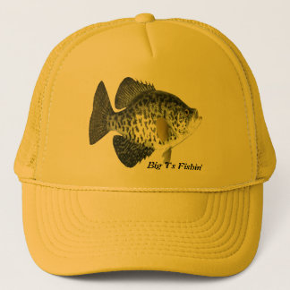 Crappie fishing trucker hat
