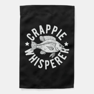 Crappie Whisperer - Fish Garden Flag