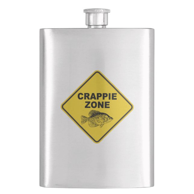 Crappie Zone Flask (Front)
