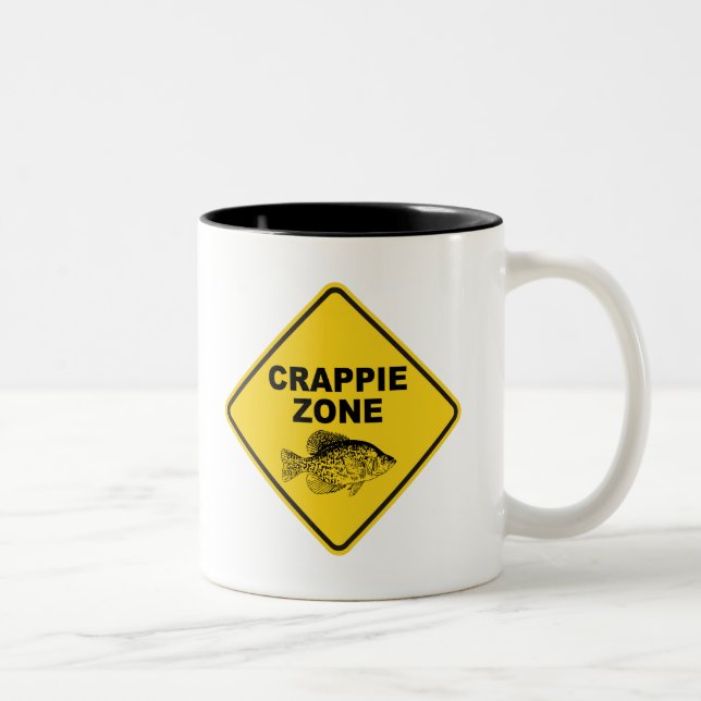 Crappie Zone Two-Tone Coffee Mug (Right)
