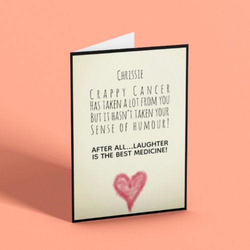Crappy Cancer Customisable Card