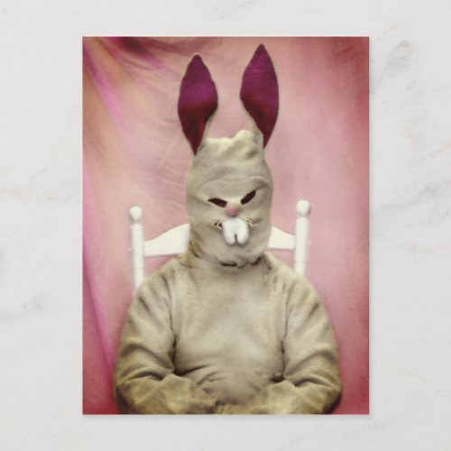 Crappy Easter Bunny Postcard