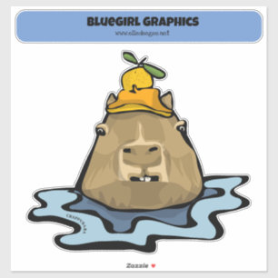 Crappybara Sticker