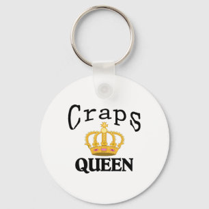Craps Queen Keychain