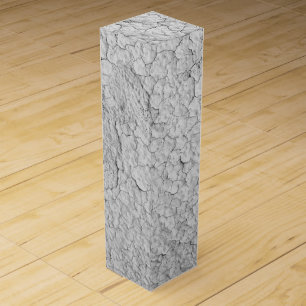 Craquelure Texture On Gray  Wine Box