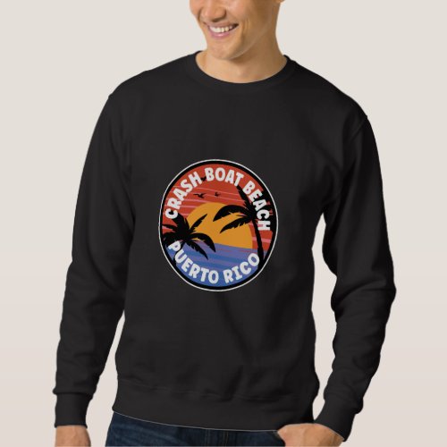 Crash Boat Beach Puerto Rico Sunrise Sweatshirt