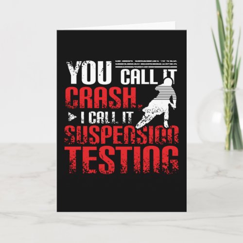 Crash Motocross Dirt Bike Card