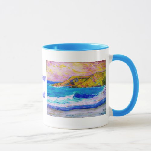 crash of a wave mug