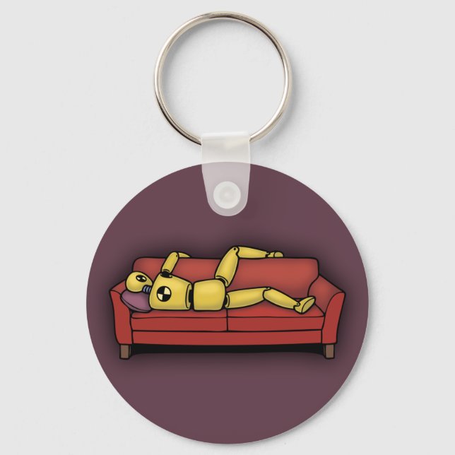 Crash Pad Dummy Keychain (Front)