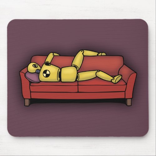 Crash Pad Dummy Mouse Pad