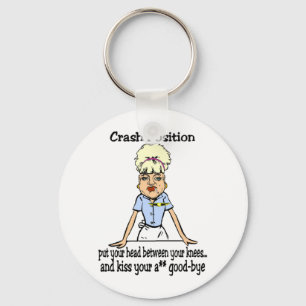 Crash Position Keychain
