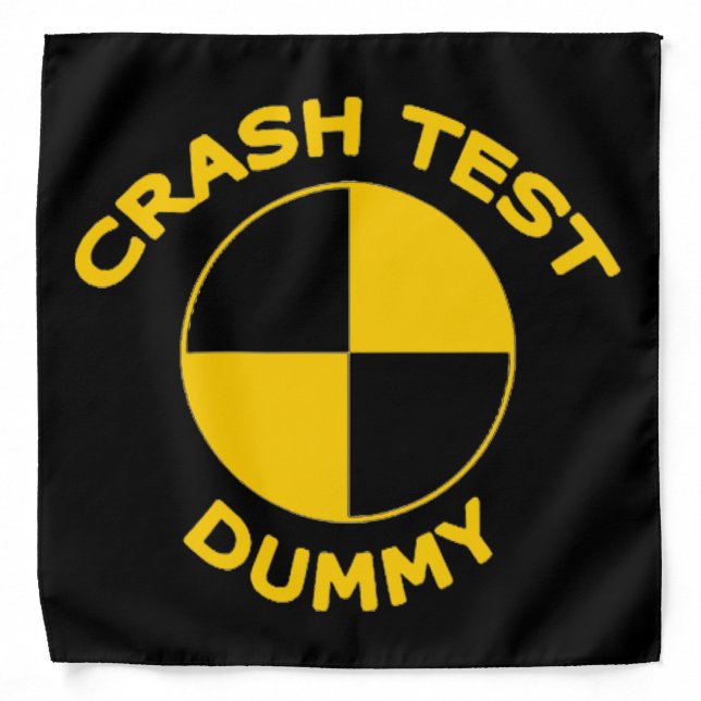 Crash Test Dummy Bandana (Front)
