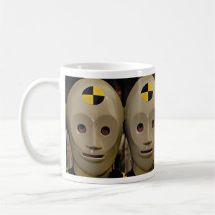 Crash test dummy coffee mug