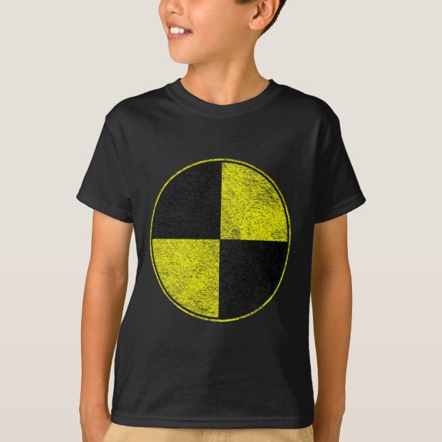 Crash Test Dummy Costume Pretend I'm A Crash Test  T-Shirt (Front)