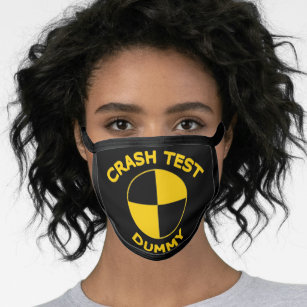 Crash Test Dummy Face Mask