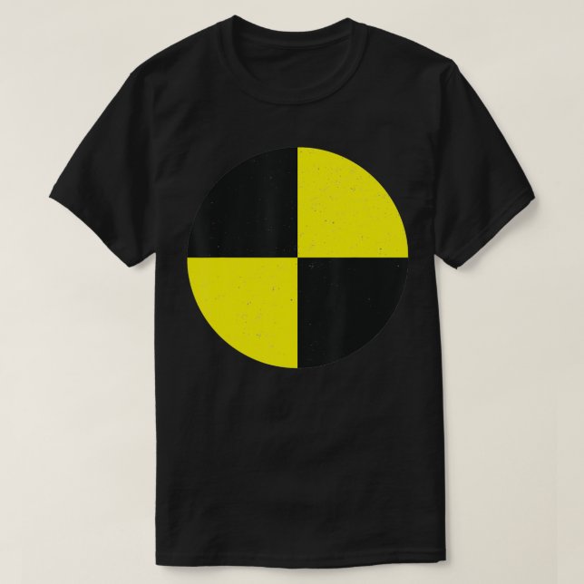 Crash Test Dummy Funny Easy Halloween Costume  T-Shirt (Design Front)