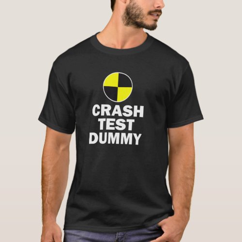 Crash Test Dummy Last Minute Costume Funny Hallowe T_Shirt
