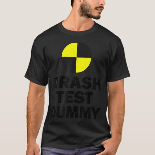 Crash Test Dummy Last Minute Costume Funny Hallowe T_Shirt