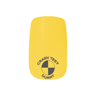 Crash Test Dummy Minx Nail Art