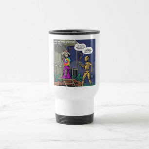 Crash Test Hippie Funny Travel Mug