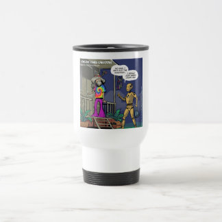 Crash Test Hippie Funny Travel Mug