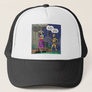 Crash Test Hippie Funny Trucker Hat