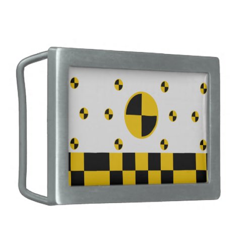 Crash Test Markers Bold Style Belt Buckle