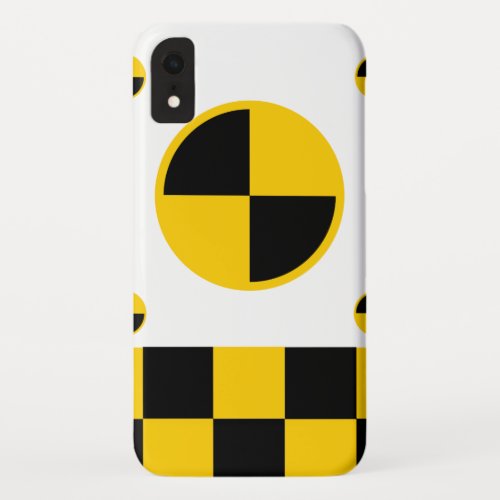 Crash Test Markers Bold Style iPhone XR Case