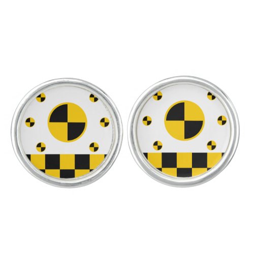 Crash Test Markers Bold Style Cufflinks