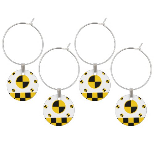 Crash Test Markers Bold Style Wine Charm