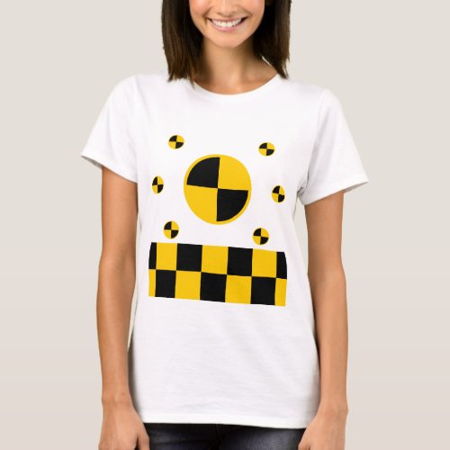 Crash Test Markers Graphics T_Shirt