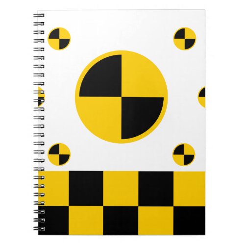 Crash Test Markers Notebook
