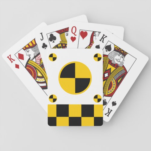 Crash Test Markers Poker Cards