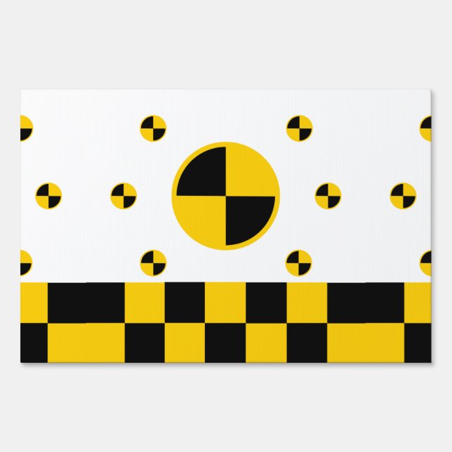Crash Test Markers Sign (Front)