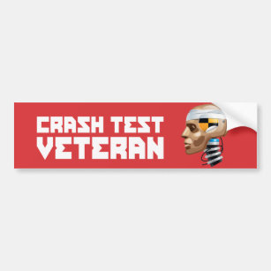 Crash Test Veteran Bumper Sticker