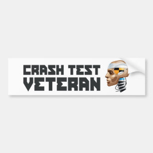 Crash Test Veteran Bumper Sticker