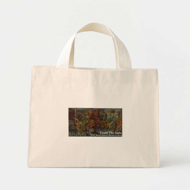crash the gate mini tote bag (Front)