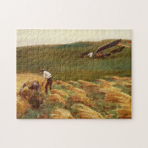 Crashed Airplane by John Singer Sargent Jigsaw Puzzle