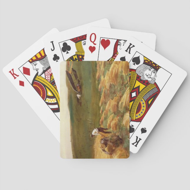 Crashed Airplane (by John Singer Sargent) Poker Cards (Back)