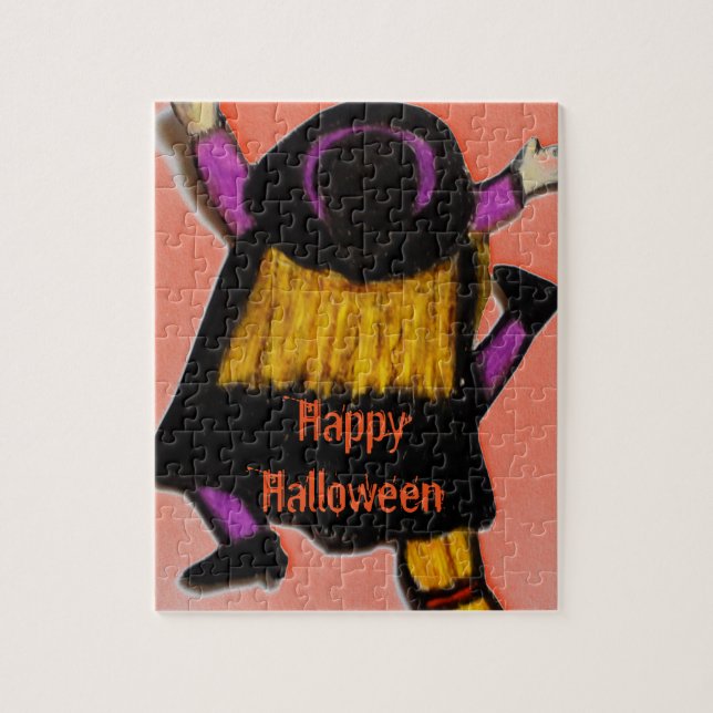CRASHED HALLOWEEN WITCH puzzle (Vertical)