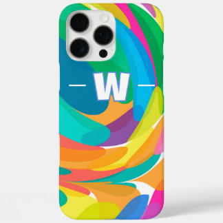 Crashing Colorful Waves iPhone 16 Pro Max Case