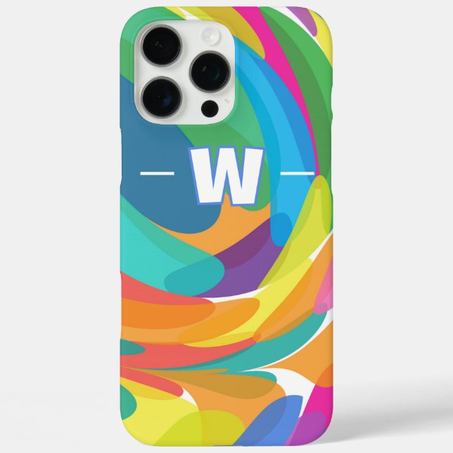 Crashing Colorful Waves Case-Mate iPhone Case (Back)