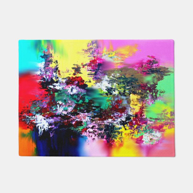 Crashing Colors Doormat (Front)