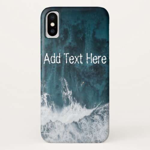 Crashing Ocean Waves iPhone X Case