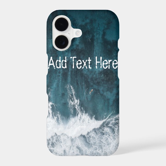 Crashing Ocean Waves Iphone Case (Back)
