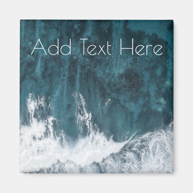 Crashing Ocean Waves Magnet (Front)