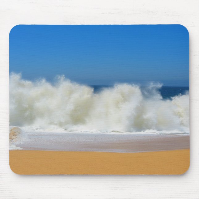 Crashing Ocean Waves Mousepad (Front)