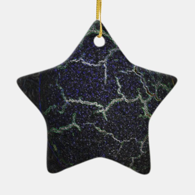 crashing shell ceramic ornament (Back)